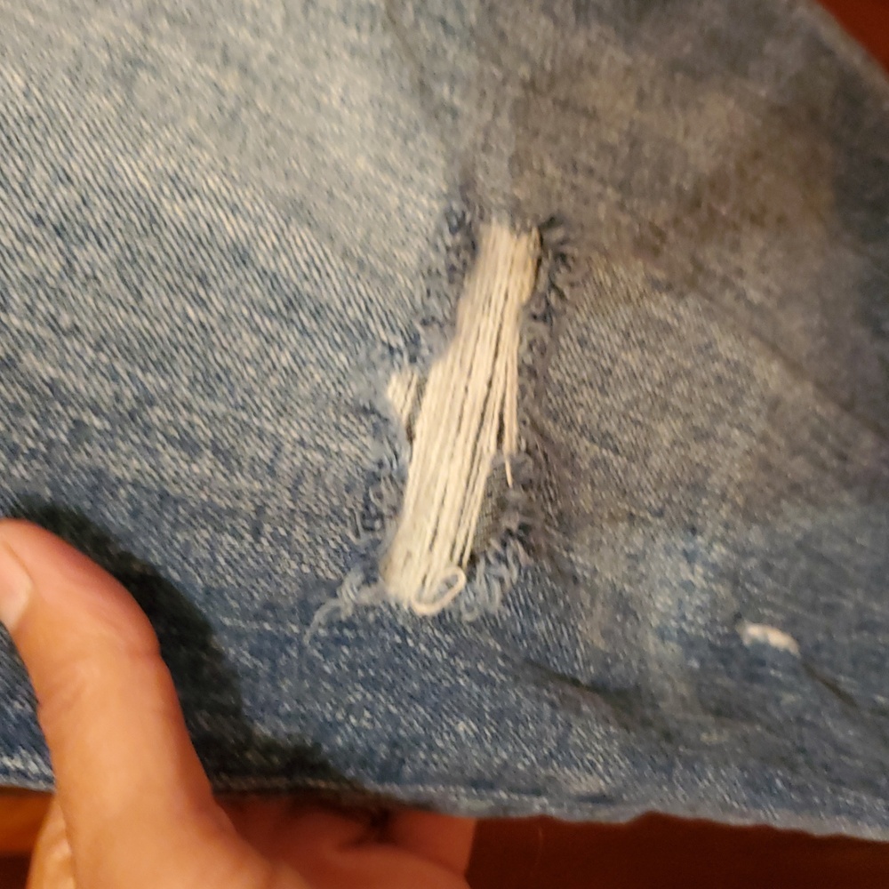 ❤️ 3 For $18 OLD NAVY Classic Blue Distressed Jeans Size 8 - Picture 6 of 12